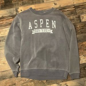 Aspen Colorado Gray Blue sweatshirt